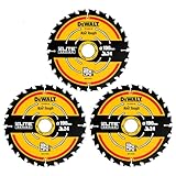 Dewalt Elite Kreissägeblatt-Set DT10399 (Sägeblatt-ø 190/30 mm,...