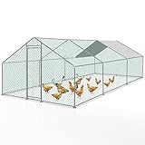 Herrselsam Hühnerstall Käfige Kleintierstall, 3x6x2m XXL Hühnerhaus...