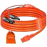 VOLTKARE Solar Verlängerungskabel mit XT60I Adapter, 2,5m 12AWG+14AWG...