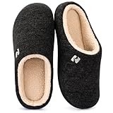 RockDove Herren Hausschuhe mit Sherpa-Futter und Memory-Schaum, 44/45 EU,...