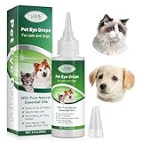 Znnhnn Augenpflege-Tropfen für Hunde und Katzen 60 ml,Gegen Juckreiz,...