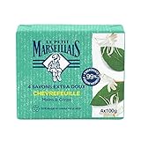 Le Petit Marseillais Kraft Geißblatt-Seife, 4 x 100 g