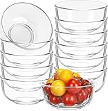 12-teiliges Glasschüssel-Set, 230 ml, 11,5 cm,...