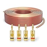 PureLink Lautsprecherkabel OFC 2 x 2,50mm², (0,20mm), 10,0m, transparent,...