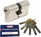 ABUS EC660 Profil-Doppelzylinder Länge (a/b) 45/45mm (c=90mm) mit 6...