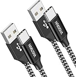 USB C Kabel, Ladekabel USB C [2Stück 3M] USB Kabel Typ C Nylon USB...