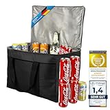 XXL Kühltasche iolierte Getränke & Snack-Tasche Isotasche Picknick-Tasche...