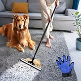 Okköbi Carpet Rake - Fellfeger Besen – Pet Hair Remover für Teppich &...