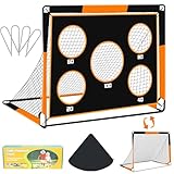 Gofady 2-in-1 Fußballtor für Kinder – Tragbares & Stabiles Fussballtore...