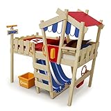 Wickey Kinderbett, Hochbett Crazy Hutty aus Massivholz & weiterem...