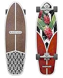 STAR SCOOTER Surf Skateboard Longboard Vintage Retro Cruiser High Speed...
