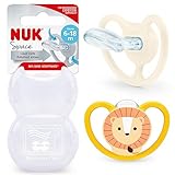 NUK Space Babyschnuller | 6-18 Monate | Schnuller mit zusätzlichen...