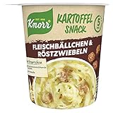 Knorr Kartoffel Snack mit Fleischbällchen & Röstzwiebeln, 53 g (Die...