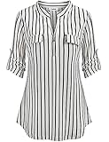 Lalala Oversize Shirt Damen Blusen & Tuniken für Damen Party Longshirt 3/4...