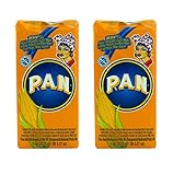 Pamai Pai® Doppelpack: 2 x 1kg Gelbes Maismehl Harina Mehl Mais gelb...