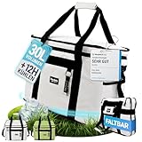 five dots Kühltasche groß 30l +12h Kühlung zum Einkaufen ideal für Auto...