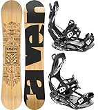 RAVEN Snowboard Set: Snowboard Solid Classic + Bindung FT360 (152cm + FT360...
