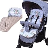 BabyLux SITZAUFLAGE für Kinderwagen Buggy Sitzeinlage Kinderwagenauflage...