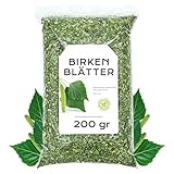 Birkenblättertee 200 gr - Birkenblätter - Abnehmender Birkentee -...