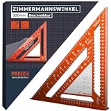 Presch Zimmermannswinkel 300mm - Innovative, abwischbare Notizfläche -...