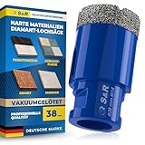 S&R Professional Diamant Fliesenbohrer 38 mm, Lochsäge für Fliesen M14...