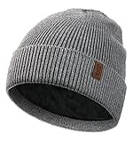 Wmcaps Beanie Mütze, Herren Winter Warme Unisex Wintermütze Strickmütze...