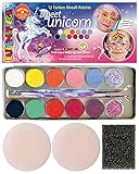 Eulenspiegel 212264 - Schminkpalette Sweet Unicorn, vegan, Einhorn,...