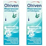 Otriven Meerwasser Nasenspray mit Eukalyptus befreit die verstopfte Nase...