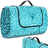 SOMLAW Picknickdecke Wasserdicht 200 x 200 cm, Extra Groß Outdoor...