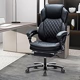 KCREAM Bürostuhl 250kg Belastbarkeit, Ergonomischer Chefsessel mit...