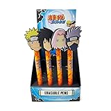 Puckator Unkredible radierbarer Stift mit PVC-Naruto-Aufsatz, cooler,...