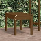 UJCHVHN ARTIKEL-Gartenbank, braun, 80 x 44 x 45 cm, Kiefer massiv, Outdoor,...