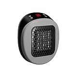 Sparsame Wandheizung, Mini Keramik Heizlüfter 600 W mit Fernbedienung,...