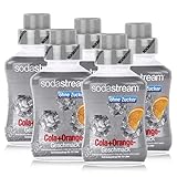 SodaStream Getränke-Sirup ohne Zucker Cola+Orange Geschmack 500ml (5er...