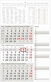 Kombi 3-Monatskalender 2026 großer Wandkalender für Büro...