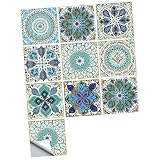 MALUGOGO Selbstklebende Fliesenaufkleber für Küche, Badezimmer,...