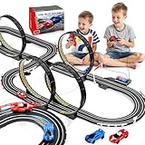 Rennstrecken Elektrische Slot Car Rennbahn Set für Kinder Jungen Alter 6-7...