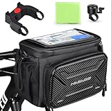 HASAGEI Fahrradtasche,Lenkertasche Fahrrad,mit Lenkeradapter FüR...
