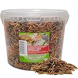 UGF - Insektenmischung mit Gammarus, 3 Liter = 500g, Igelfutter,...