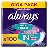 Always Daily Fresh Slim Flexistyle Slipeinlagen 100 Stück, Mit...