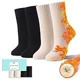SISOSOCK Thermosocken für Damen, warm, weich, gemütlich, flauschig,...