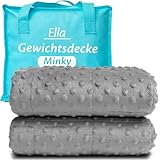 Ella Gewichtsdecke Kinder 2,4 kg 90x120 cm – Therapiedecke, für...