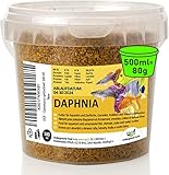 UGF - Premium Daphnia Wasserflöhe, 500 ml (80 g) Eimer, Getrocknet...