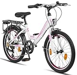 Licorne Bike Stella Premium City Bike 20 Zoll 6 Gang Shimano Fahrrad für...