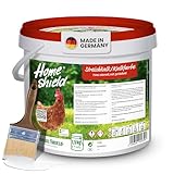 Home Shield Kalkfarbe Hühnerstall Pulver 1,5 kg im Eimer, weiß -...