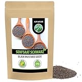 Senfkörner (500g), Senfsaat schwarz und braun 100% naturrein, schonend...