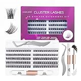 Wimpern Extensions 120 Büschel DIY Lash Extension Set Einzelne Wimpern mit...