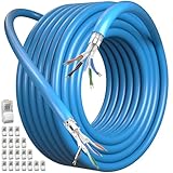 Cat 7 Outdoor-Ethernet-Kabel (SFTP dreifach geschirmtes Internetkabel, 122...