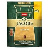 Jacobs Gold löslicher Bohnenkaffee, Instant Kaffee, 220 g im...
