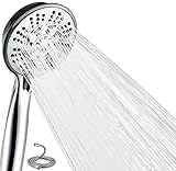 Hochdruck Duschkopf mit Schlauch 2m, wassersparender Handbrause mit 10...